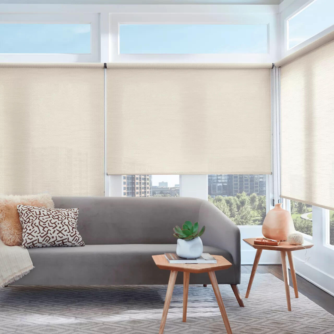 Window covering in living room | The L&L Company