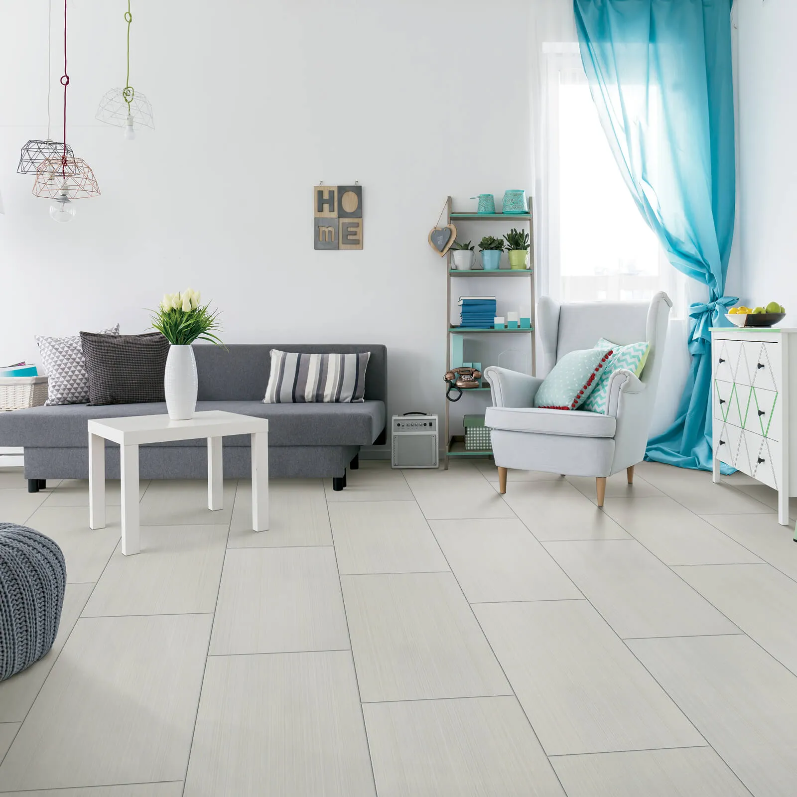 Living room flooring