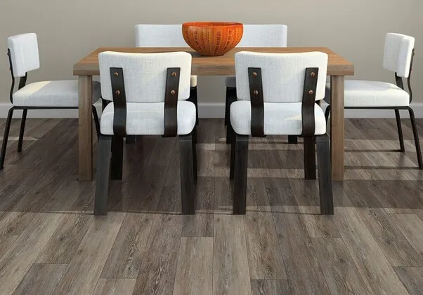 Dinning room vinyl flooring | The L & L Company