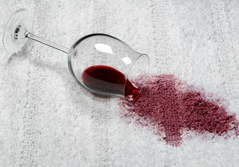 Wine spill on carpet | The L&L Company