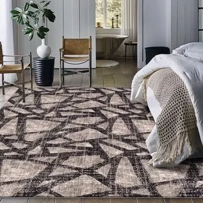 Karastan-Expressions-Solstice-Lagoon-by-Scott-Living-Dark-Linen-Collection Dark linen rug | The L & L Company