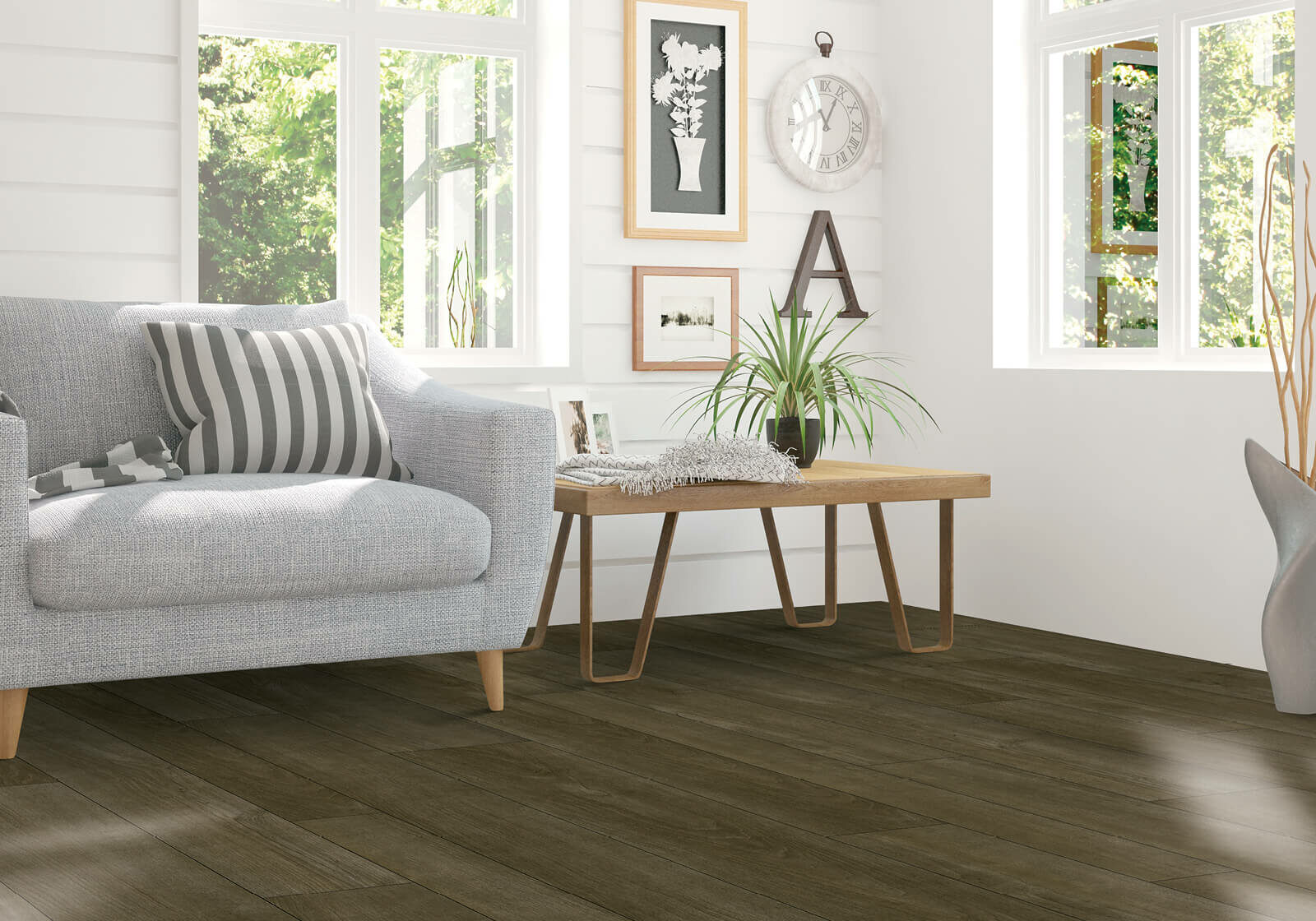 Living room laminate flooring | The L&L Company