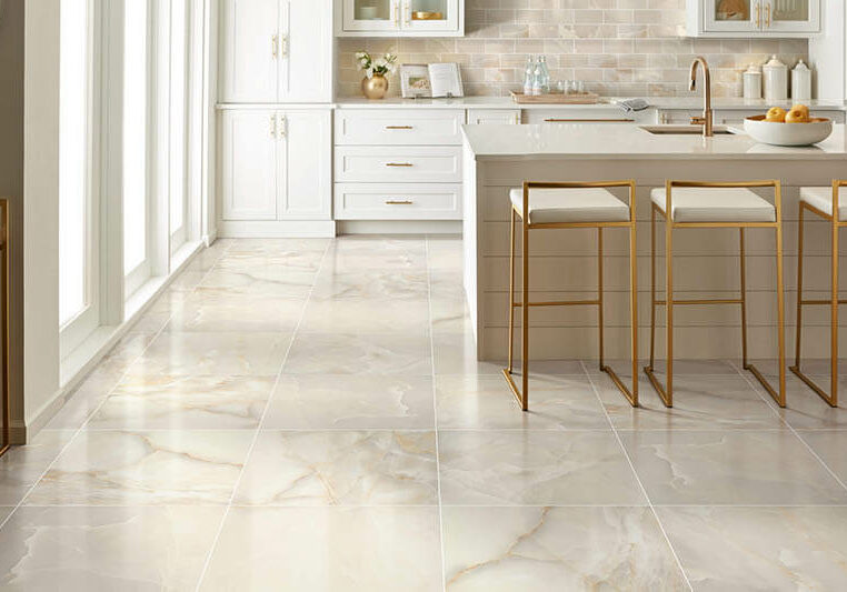 Tile flooring in kitchen | The L&L Company