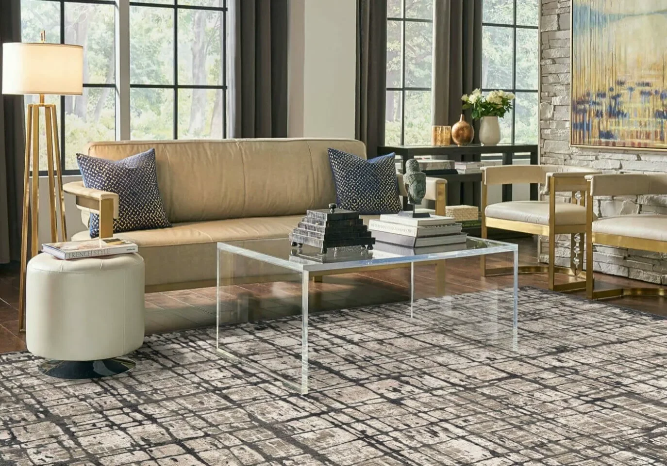 karastan-rug91677_10038_096132_rm01 Area rug for Living room | The L & L Company